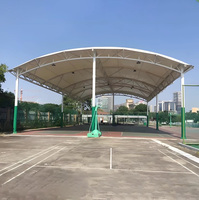Cubiertas para Canchas de Baloncesto al Aire Libre, Resistentes al Agua, al Fuego y a los Rayos UV, Ecológicas, de PVDF, Personalizadas al por Mayor para Escuelas y Parques