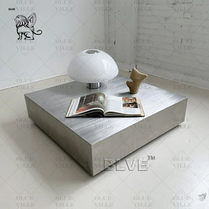 Blve nhà trong nhà trang trí kim loại nghệ thuật Trừu Tượng điêu khắc gương đánh bóng đồ nội thất bằng thép không gỉ bảng vuông - Product Image 1