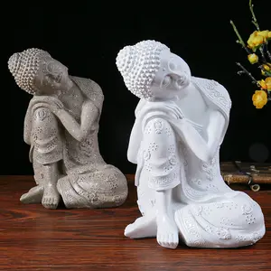 High Quality Resin Sculpture Statue Wholesale Religious Gifts Sleeping Buddha Decoration Artistic Model Ornament For Craft Use