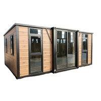 Villa Conteneur Modulaire Préfabriquée Contemporaine de Luxe Extensible de 40 pieds pour Hôtels et Usage Résidentiel Mobile Sécurisé
