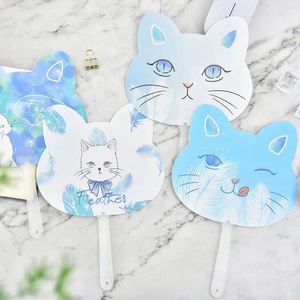 Éventail publicitaire rond en PP, abordable, en plastique, type picket - Product Image 2