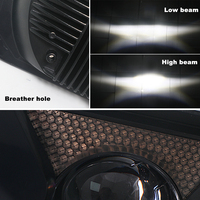 7 "7 pouces 4 Led Star Thar tracteur Lampara De Cabeza 7x6 5x7 Laser Led phare phares H4lamp pour Hilux