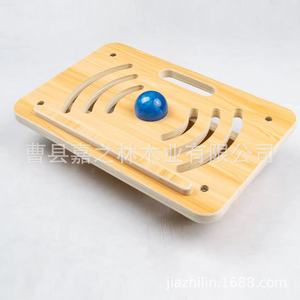 กระดานทรงตัวไม้พร้อมลูกบอลสำหรับฝึกออกกำลังกาย ดีไซน์กันลื่น - Product Image 4