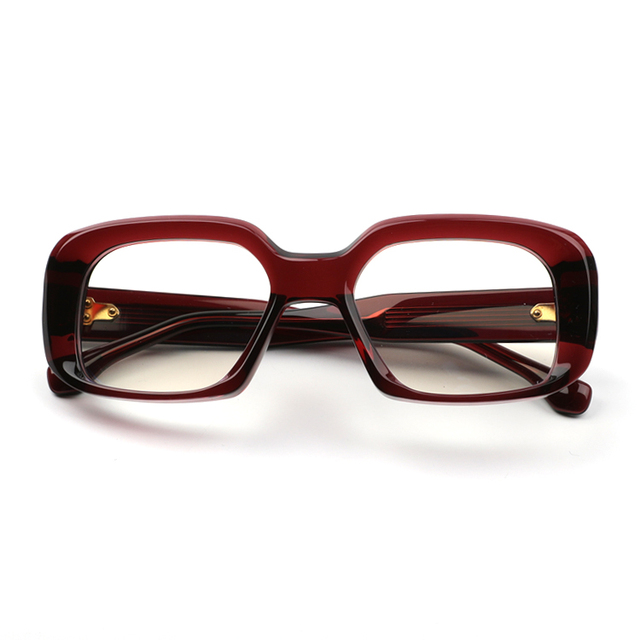 Sifier Vintage Fashion Eyewear Frames UV 400 Lens Rectangular Fashion Fashion Acetate Eyeglasses Men Women
