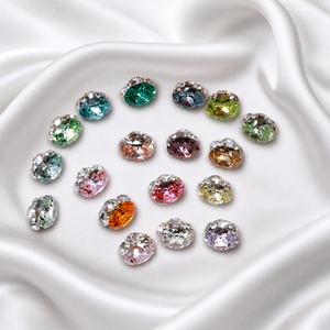 HARVEST Lujosas Aplicaciones de Diamantes de Imitación 3D Sueltos, Facetados, Ovalados, de Base Plana, con Efecto Bling Bling <span class=keywords><strong>para</strong></span> <span class=keywords><strong>Vestido</strong></span> de Novia - Product Image 6