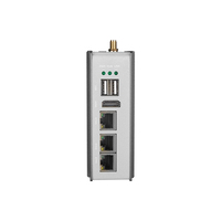 Ordinateur embarqué industriel -40 ° C à 85 ° PC sans ventilateur à large plage de température, 3xLAN, 2xCAN, passerelle GSM GPRS 4G pour stockage d'énergie et AGV