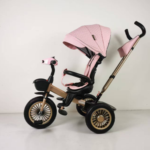 Tricycle bébé 4 en 1, vélo, poussette plate, tricycle, vélo, siège réglable - Product Image 2