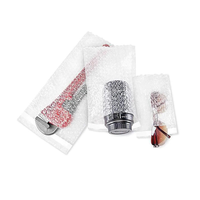 Enveloppes à bulles transparentes personnalisées, enveloppes à bulles complètes, enveloppes rembourrées résistantes aux déchirures, sacs d'expédition pour l'épicerie
