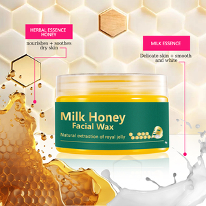 Fábrica nueva llegada Anti-oxidación e hidratante leche abeja cera Peeling máscara crema de hierbas máscara facial con Material de cristal - Product Image 2