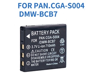 <span class=keywords><strong>Batterie</strong></span> de caméra rechargeable pour CGA-S004 CGA-S004E pour PANA-SONIC <span class=keywords><strong>LUMIX</strong></span> DMC-FX7 DMC-FX2 DMW-BCB7 CGA-S004A/1B 3.7V 710mAh - Product Image 4