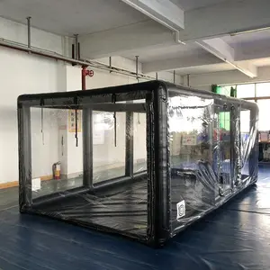 Inflable de almacenamiento de coche burbuja transparente tienda inflable cubierta del coche