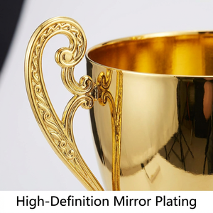 Trofeo Personalizzato di Alta Qualità con Incisione Laser e Manici Decorati per Premi Sportivi Professionali Calcio - Product Image 3