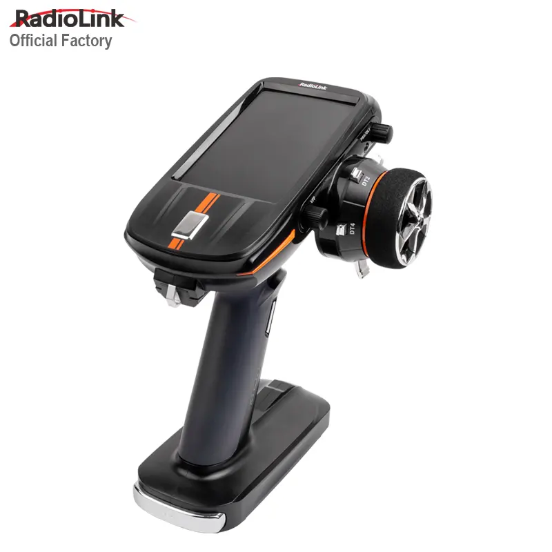 Radiolink controle e receptor rc8x, mais novo controlador de 2.4ghz rc para carro rc/barco/robô com tela de toque colorida de 4.3 polegadas