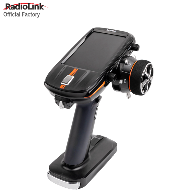 Radiolink Newest 2.4GHz RC Controller and Receiver RC8X for RC Car/Boat with 4.3inch Colorful Touch Screen RC Pistol Transmitter