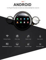 KANOR 9 "Pantalla táctil Android 13 Navegación GPS CarPlay Android AUTO Radio Dashboard Mini Cooper R56 2007-2010 Octa Core 4GB/8GB