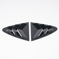Garniture d'aération de la vitre arrière de la voiture Accessoires de voiture Couvercle de l'obturateur de la vitre arrière en ABS pour Chevrolet Cruze 2013-2017