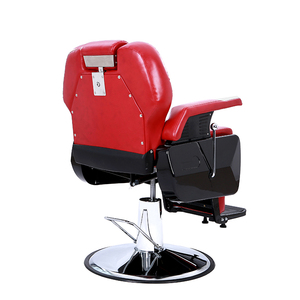 Chaise de coiffure rouge bon marché à vendre, mobilier de salon populaire, fabriqué en Chine, chaise de barbier - Product Image 4