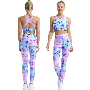 Nouveauté Vêtements de sport pour femmes Ensemble de yoga de qualité supérieure Ensemble de yoga pour femmes Concevez votre propre logo Ensemble de yoga - Product Image 1