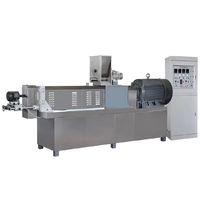 Ligne de production de machine à riz auto-chauffante instantanée, extrudeuse de riz nutritionnel artificiel haute efficacité, moteur en acier inoxydable