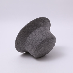 Nouveau Chapeau Bob en Feutre de Laine Noir Automne-Hiver Style Japonais Minimaliste à Calotte Plate Effet Amincissant Polyvalent - Product Image 4