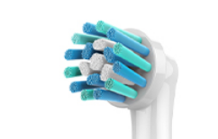 <span class=keywords><strong>Brosse</strong></span> à dents électrique avec têtes interchangeables pour blanchir les dents, tête ronde oscillante, étanche, 3 modes, charge Type-C - Product Image 3