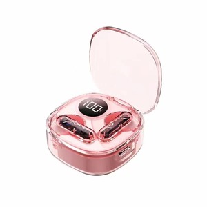 Custodia trasparente con auricolari <span class=keywords><strong>senza</strong></span> fili In cristallo con batteria a LED In-Ear per Bluetooth gadget con Display glitterato per cuffie per cellulari - Product Image 5