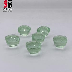 Pierre précieuse <span class=keywords><strong>en</strong></span> <span class=keywords><strong>verre</strong></span>, forme de champignon, couleurs mixtes, pas cher, 1 pièce - Product Image 4