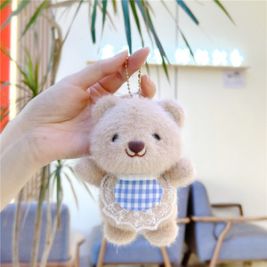 دمية دب لطيفة محشوة بقطن البولي بروبيلين، سلسلة مفاتيح على شكل حقيبة كتب، هدية عيد ميلاد، جائزة لآلات المخلب، بيع بالجملة - Product Image 4