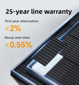 Kit complet de centrale <span class=keywords><strong>solaire</strong></span> 500W-700W, système de stockage d'énergie hybride, module photovoltaïque de type N avec batterie pour projet connecté au réseau - Product Image 5
