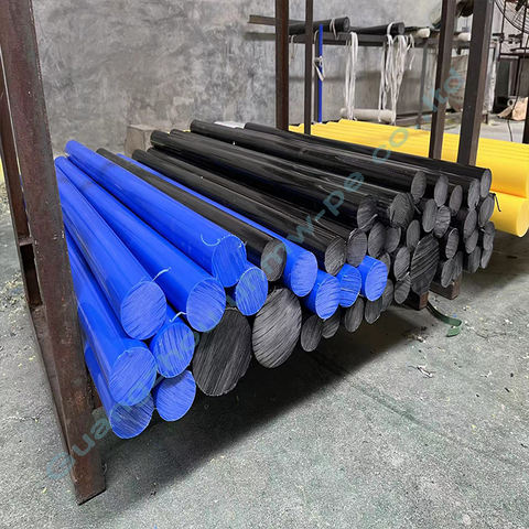 China Supplier Customized Engineering Extruded Plastic Uhmw Pe Solid Rod