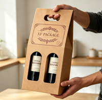 Boîte Cadeau Luxueuse Personnalisée : Double Couche, Double Porte, Carton Solide, Matériaux Recyclés Éco