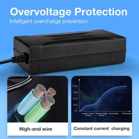 Station de charge universelle pour batterie de vélo électrique XieTong C150 150W 36V 3.5A, Li-Ion, ignifuge, éclairage LED, scooter électrique