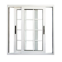 Calandre blanche à fenêtre coulissante en aluminium, design moderne de haute qualité, en acier métallique