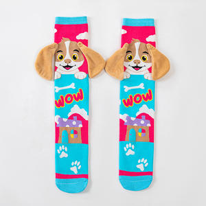 Хит продаж: Детские носки средней длины, осенняя новинка 2025 года, 3D мультяшные носки выше колена для малышей, длинные разноцветные носки - Product Image 5