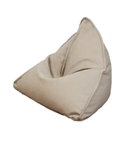 Canapé surdimensionné de chaise de pouf de jeu de triangle de pouf de salon avec le remplissage