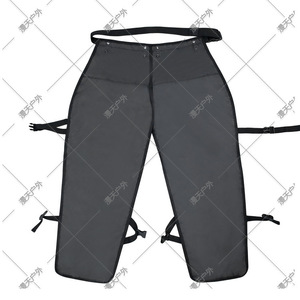 Calentadores de Piernas Anticorte Lumberjack, Pantalones de Protección de 5 Capas para Motosierra, Color Caqui, Protección Profesional para Pantorrillas - Product Image 4