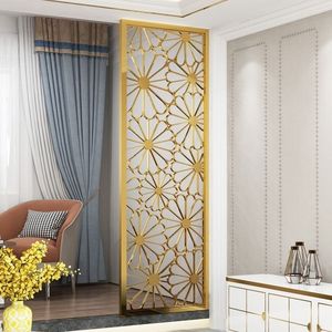 Kim loại vàng màn hình và phòng phân vùng phòng Divider tùy chỉnh kích thước và phong cách không gian phân vùng tường <span class=keywords><strong>divier</strong></span> - Product Image 2