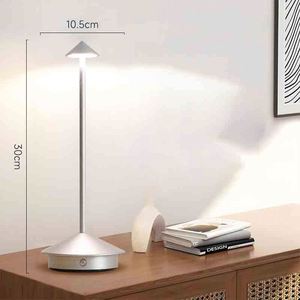 Nordic Hotel Touch regulable Lampada Da Tavolo inalámbrico LED restaurante lámpara de mesa recargable batería al por mayor decoración del hogar - Product Image 2