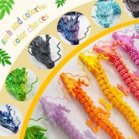 Dragon divin unisexe 3D imprimé actif Joint Dragon jouet créatif Animal dinosaure Statue Flexible en plastique jouet Figure Statues