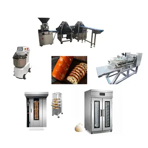 Baguette Loaf Toast Bread Bakery Production Line/toast bread tags machine/toast bread vending machine