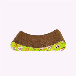 저렴한 가격 고양이 장난감 대량 골판지 종이 L 모양 고양이 손톱 긁는 도구 - Product Image 4