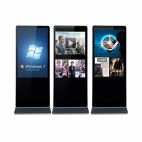 Pantalla de Señalización Digital Inteligente de 43 Pulgadas, 4K Ultra Delgada, con Marco Estrecho, para Exhibición en Salas de Presentación y Centros de Ventas
