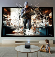 Proyector Portátil 2025, Gran Venta, Compatible con 4K, HD 720P, LED, Mini Cine en Casa, Smartphone, WiFi 6, Mirroring, Android 12
