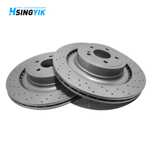 Frenos de disco traseros de fábrica con sistema de frenos automáticos 2124230412 360x26MM para Mercedes Benz C63 <span class=keywords><strong>AMG</strong></span> E63 <span class=keywords><strong>AMG</strong></span> <span class=keywords><strong>CLS</strong></span> <span class=keywords><strong>63</strong></span> <span class=keywords><strong>AMG</strong></span> - Product Image 3