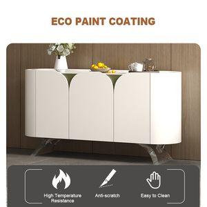 Thiết kế mới sang trọng phong cách gỗ bàn giao tiếp bảng tủ bên bàn ăn đồ nội thất phòng ăn tự chọn lưu trữ tủ bên - Product Image 6