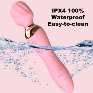 XLN Vibratore per Adulti Mini <span class=keywords><strong>Venus</strong></span> Wand G-Spot, Dildo a Doppia Testa Riscaldato USB, 20 Modalità, Impermeabile, in Silicone, per <span class=keywords><strong>Donne</strong></span> - Product Image 4