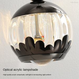 Lámpara Colgante de Cristal Dorado, Estilo Nórdico Moderno Minimalista, Diseño Largo para Dormitorio, Mesita de Noche, Estudio, Restaurante, LED Regulable - Product Image 3