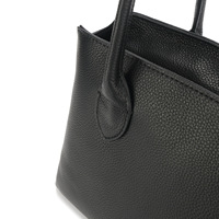 Sac fourre-tout polyvalent en cuir véritable style rétro européen-américain, mode minimaliste, avec fermeture éclair en polyester pour femme – Collection Printemps/Été 2026