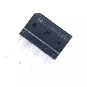 Nuevo Puente <span class=keywords><strong>Rectificador</strong></span> <span class=keywords><strong>de</strong></span> Diodos Original D15XB, Monofásico, 600V 3.2A, <span class=keywords><strong>Onda</strong></span> Completa, SIP4, para Cocina Electromagnética D15XB60 - Product Image 1