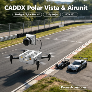 Nueva Cámara Digital FPV HD <span class=keywords><strong>CADDX</strong></span> <span class=keywords><strong>Polar</strong></span> <span class=keywords><strong>Vista</strong></span> & Airunit Starlight 16:9 720p 60fps FOV162 Compatible con Holy Stone, Accesorios para Drones - Product Image 1